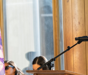 Dakota Good House flute player